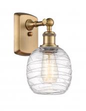 Innovations Lighting 516-1W-BB-G1013 - Belfast - 1 Light - 6 inch - Brushed Brass - Sconce