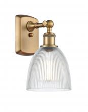 Innovations Lighting 516-1W-BB-G382 - Castile - 1 Light - 6 inch - Brushed Brass - Sconce