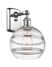 Innovations Lighting 516-1W-PC-G556-8CL - Rochester - 1 Light - 8 inch - Polished Chrome - Sconce