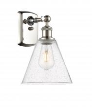 Innovations Lighting 516-1W-PN-GBC-84 - Berkshire - 1 Light - 8 inch - Polished Nickel - Sconce