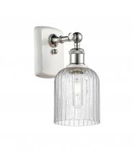 Innovations Lighting 516-1W-WPC-G559-5SDY - Bridal Veil - 1 Light - 5 inch - White Polished Chrome - Sconce