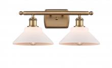 Innovations Lighting 516-2W-BB-G131 - Orwell - 2 Light - 18 inch - Brushed Brass - Bath Vanity Light