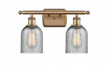  516-2W-BB-G257 - Caledonia - 2 Light - 15 inch - Brushed Brass - Bath Vanity Light