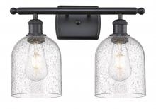  516-2W-BK-G558-6SDY - Bella - 2 Light - 16 inch - Matte Black - Bath Vanity Light