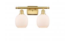  516-2W-SG-G101 - Belfast - 2 Light - 16 inch - Satin Gold - Bath Vanity Light