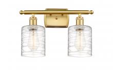 Innovations Lighting 516-2W-SG-G1113 - Cobbleskill - 2 Light - 15 inch - Satin Gold - Bath Vanity Light