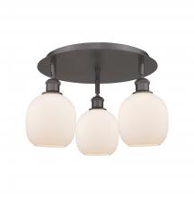 Innovations Lighting 516-3C-OB-G101 - Belfast - 3 Light - 18 inch - Oil Rubbed Bronze - Flush Mount