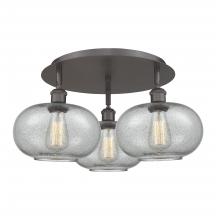 Innovations Lighting 516-3C-OB-G247 - Gorham - 3 Light - 21 inch - Oil Rubbed Bronze - Flush Mount