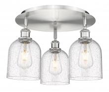 Innovations Lighting 516-3C-SN-G558-6SDY - Bella - 3 Light - 17 inch - Satin Nickel - Flush Mount