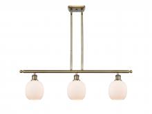  516-3I-AB-G101 - Belfast - 3 Light - 36 inch - Antique Brass - Cord hung - Island Light