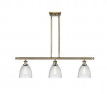  516-3I-AB-G382 - Castile - 3 Light - 36 inch - Antique Brass - Cord hung - Island Light