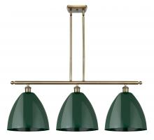 Innovations Lighting 516-3I-AB-MBD-12-GR - Plymouth - 3 Light - 39 inch - Antique Brass - Cord hung - Island Light