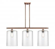 Innovations Lighting 516-3I-AC-G112-L - Cobbleskill - 3 Light - 36 inch - Antique Copper - Cord hung - Island Light