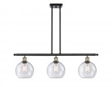 Innovations Lighting 516-3I-BAB-G124-8 - Athens - 3 Light - 36 inch - Black Antique Brass - Cord hung - Island Light