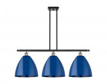 Innovations Lighting 516-3I-BAB-MBD-12-BL - Plymouth - 3 Light - 39 inch - Black Antique Brass - Cord hung - Island Light