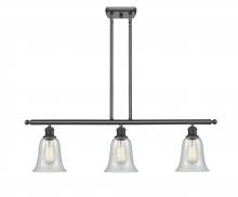 Innovations Lighting 516-3I-BK-G2812 - Hanover - 3 Light - 36 inch - Matte Black - Cord hung - Island Light