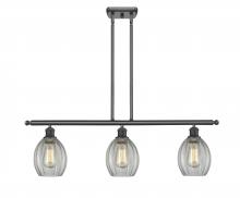 Innovations Lighting 516-3I-BK-G82 - Eaton - 3 Light - 36 inch - Matte Black - Cord hung - Island Light