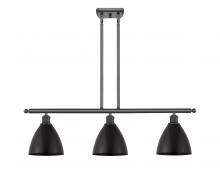 Innovations Lighting 516-3I-BK-MBD-75-BK - Bristol - 3 Light - 36 inch - Matte Black - Cord hung - Island Light