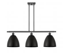 Innovations Lighting 516-3I-BK-MBD-9-BK - Bristol - 3 Light - 36 inch - Matte Black - Cord hung - Island Light