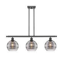 Innovations Lighting 516-3I-OB-G556-8SM - Rochester - 3 Light - 36 inch - Oil Rubbed Bronze - Cord hung - Island Light