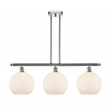 Innovations Lighting 516-3I-PC-G121-10 - Athens - 3 Light - 37 inch - Polished Chrome - Stem Hung - Island Light