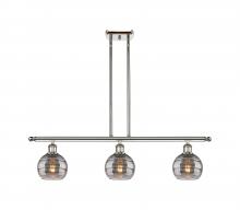 Innovations Lighting 516-3I-PN-G556-6SM - Rochester - 3 Light - 36 inch - Polished Nickel - Cord hung - Island Light