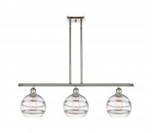 Innovations Lighting 516-3I-PN-G556-8CL - Rochester - 3 Light - 36 inch - Polished Nickel - Cord hung - Island Light