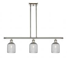  516-3I-PN-G559-5SM - Bridal Veil - 3 Light - 36 inch - Polished Nickel - Cord hung - Island Light