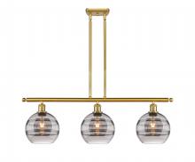 Innovations Lighting 516-3I-SG-G556-8SM - Rochester - 3 Light - 36 inch - Satin Gold - Cord hung - Island Light