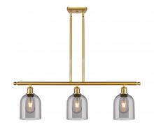  516-3I-SG-G558-6SM - Bella - 3 Light - 36 inch - Satin Gold - Cord hung - Island Light