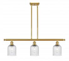 Innovations Lighting 516-3I-SG-G559-5SDY - Bridal Veil - 3 Light - 36 inch - Satin Gold - Cord hung - Island Light