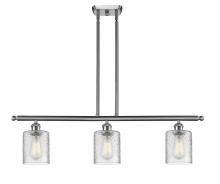 Innovations Lighting 516-3I-SN-G112 - Cobbleskill - 3 Light - 36 inch - Brushed Satin Nickel - Cord hung - Island Light