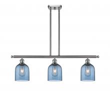  516-3I-SN-G558-6BL - Bella - 3 Light - 36 inch - Brushed Satin Nickel - Cord hung - Island Light