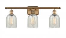  516-3W-BB-G2511 - Caledonia - 3 Light - 25 inch - Brushed Brass - Bath Vanity Light