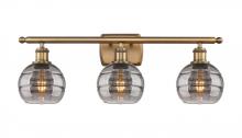 Innovations Lighting 516-3W-BB-G556-6SM - Rochester - 3 Light - 26 inch - Brushed Brass - Bath Vanity Light