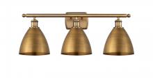 Innovations Lighting 516-3W-BB-MBD-75-BB - Bristol - 3 Light - 28 inch - Brushed Brass - Bath Vanity Light