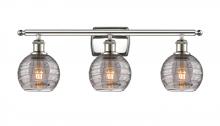 Innovations Lighting 516-3W-PN-G1213-6SM - Athens Deco Swirl - 3 Light - 26 inch - Polished Nickel - Bath Vanity Light