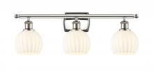 Innovations Lighting 516-3W-PN-G1217-6WV - White Venetian - 3 Light - 26 inch - Polished Nickel - Bath Vanity Light