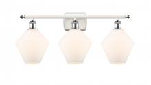 Innovations Lighting 516-3W-WPC-G651-8 - Cindyrella - 3 Light - 28 inch - White Polished Chrome - Bath Vanity Light