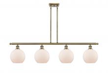 Innovations Lighting 516-4I-AB-G121-8 - Athens - 4 Light - 48 inch - Antique Brass - Cord hung - Island Light