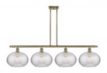 Innovations Lighting 516-4I-AB-G555-12CL - Ithaca - 4 Light - 50 inch - Antique Brass - Cord hung - Island Light