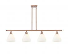 Innovations Lighting 516-4I-AC-GBD-751 - Bristol - 4 Light - 48 inch - Antique Copper - Cord hung - Island Light