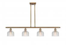 Innovations Lighting 516-4I-BB-G412 - Dayton - 4 Light - 48 inch - Brushed Brass - Cord hung - Island Light