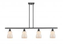 Innovations Lighting 516-4I-BK-G391 - Ellery - 4 Light - 48 inch - Matte Black - Cord hung - Island Light