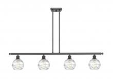 Innovations Lighting 516-4I-OB-G1213-6 - Athens Deco Swirl - 4 Light - 48 inch - Oil Rubbed Bronze - Cord hung - Island Light