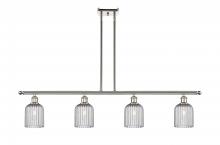  516-4I-PN-G559-5SM - Bridal Veil - 4 Light - 48 inch - Polished Nickel - Cord hung - Island Light