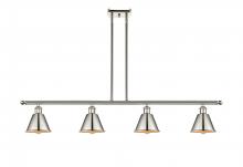 Innovations Lighting 516-4I-PN-M8 - Smithfield - 4 Light - 48 inch - Polished Nickel - Cord hung - Island Light