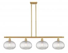 Innovations Lighting 516-4I-SG-G555-10CL - Ithaca - 4 Light - 48 inch - Satin Gold - Cord hung - Island Light