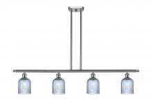  516-4I-SN-G559-5BL - Bridal Veil - 4 Light - 48 inch - Brushed Satin Nickel - Cord hung - Island Light