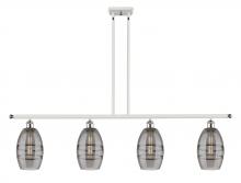  516-4I-WPC-G557-6SM - Vaz - 4 Light - 48 inch - White Polished Chrome - Cord hung - Island Light